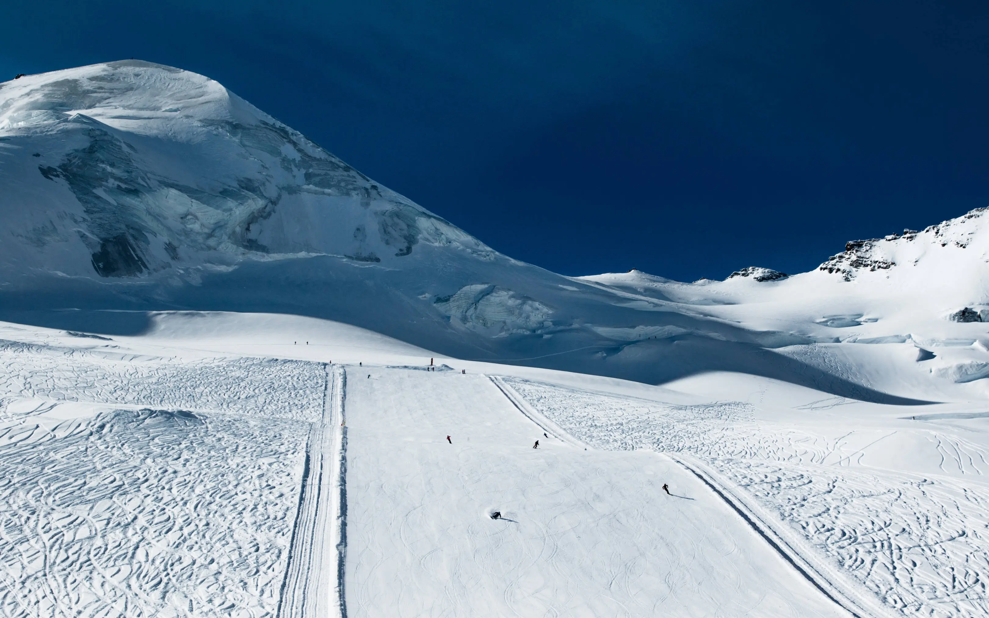 Pistes de ski en automne