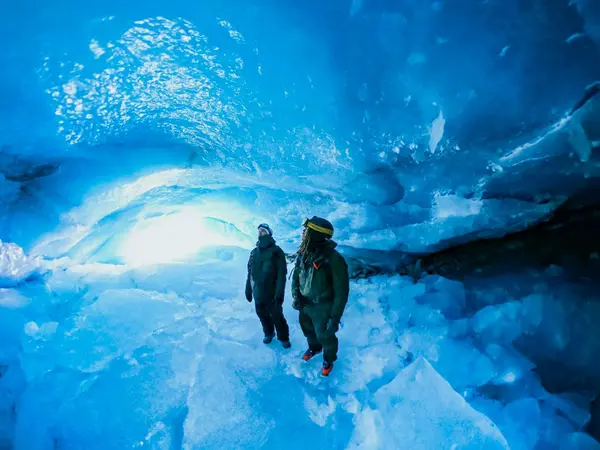 Natural ice caves