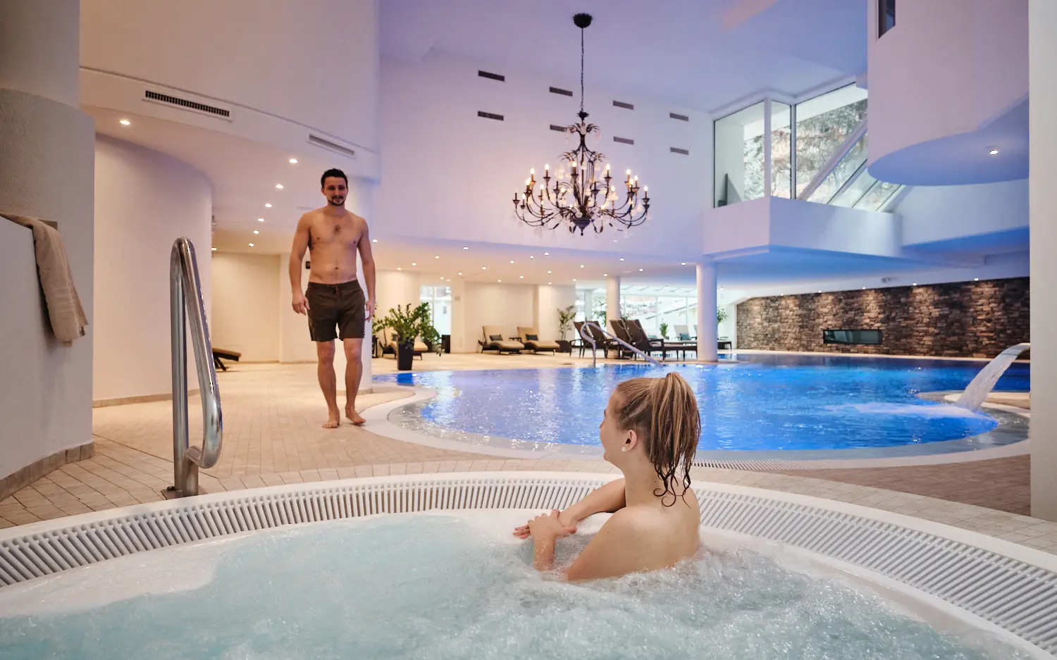 Pärchen im Jaccuzzi