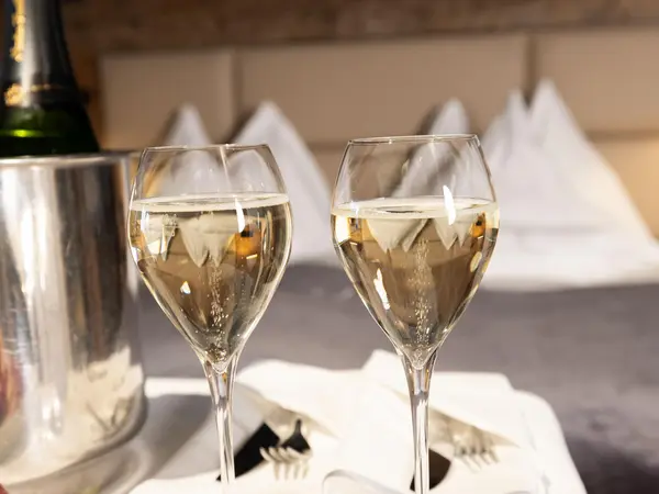 Champagner im Zimmer