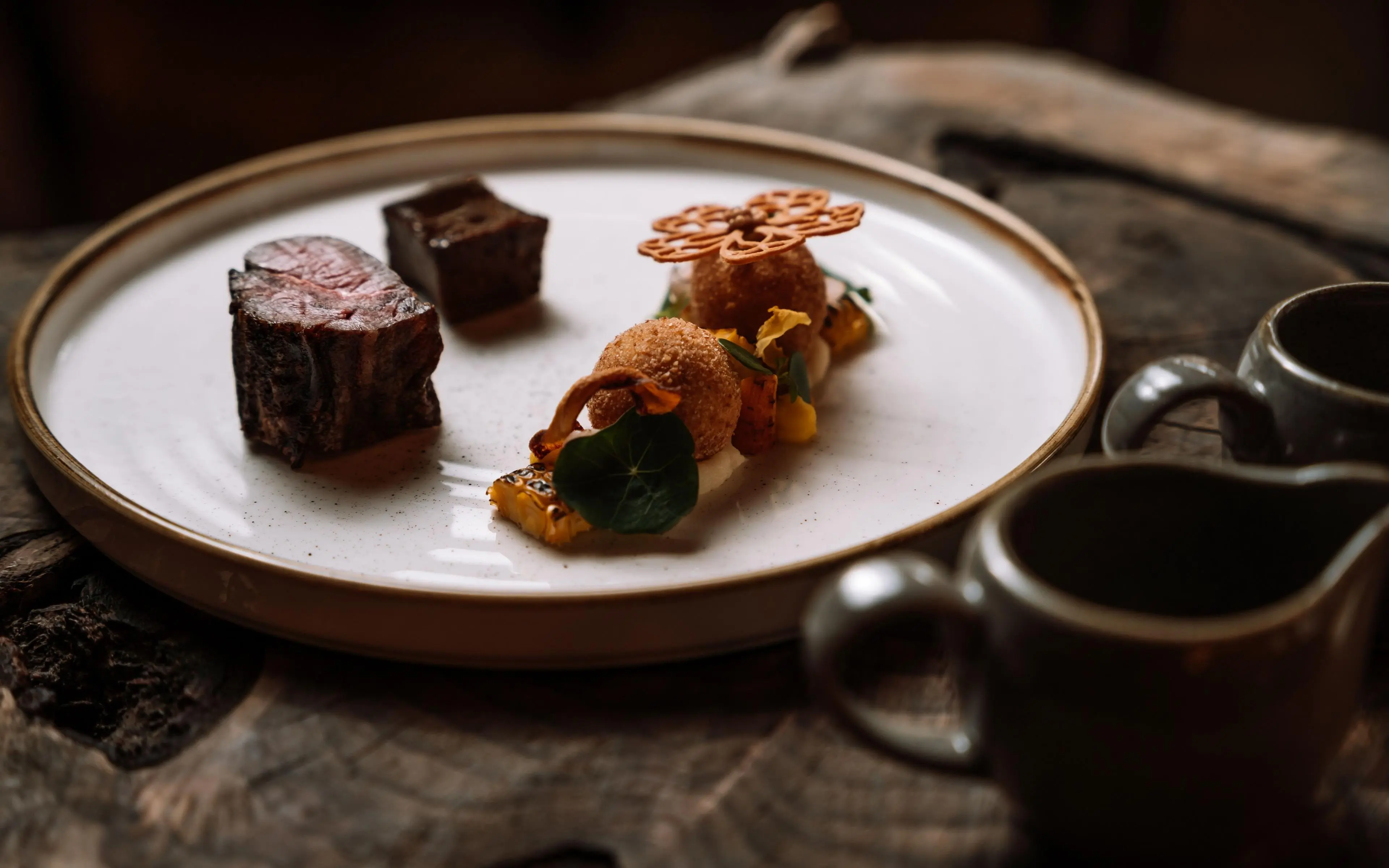 Hauptgericht aus dem Restaurant Cäsar Ritz  