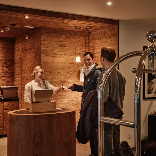 Check in Reception