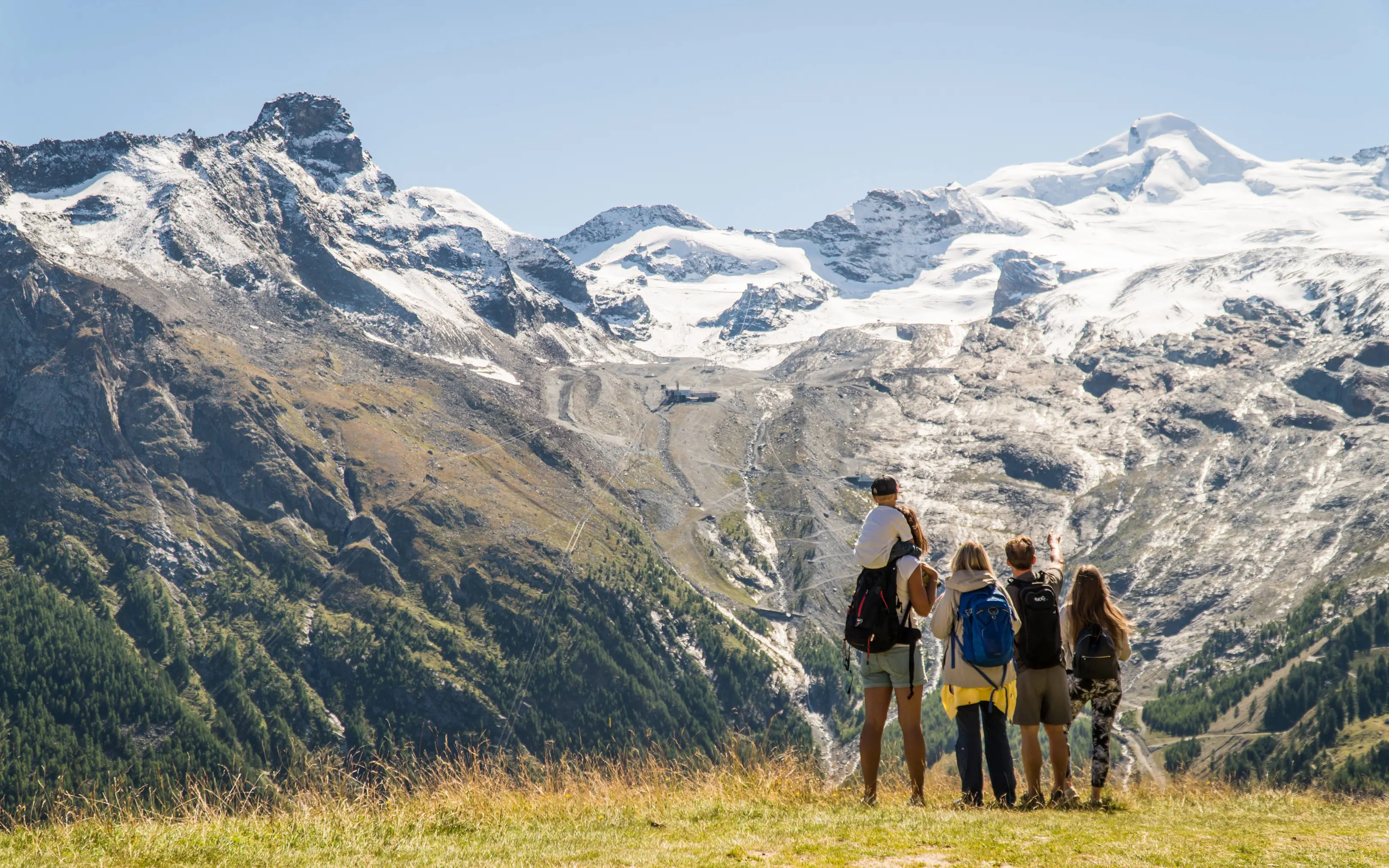 View of the beautiful mountains