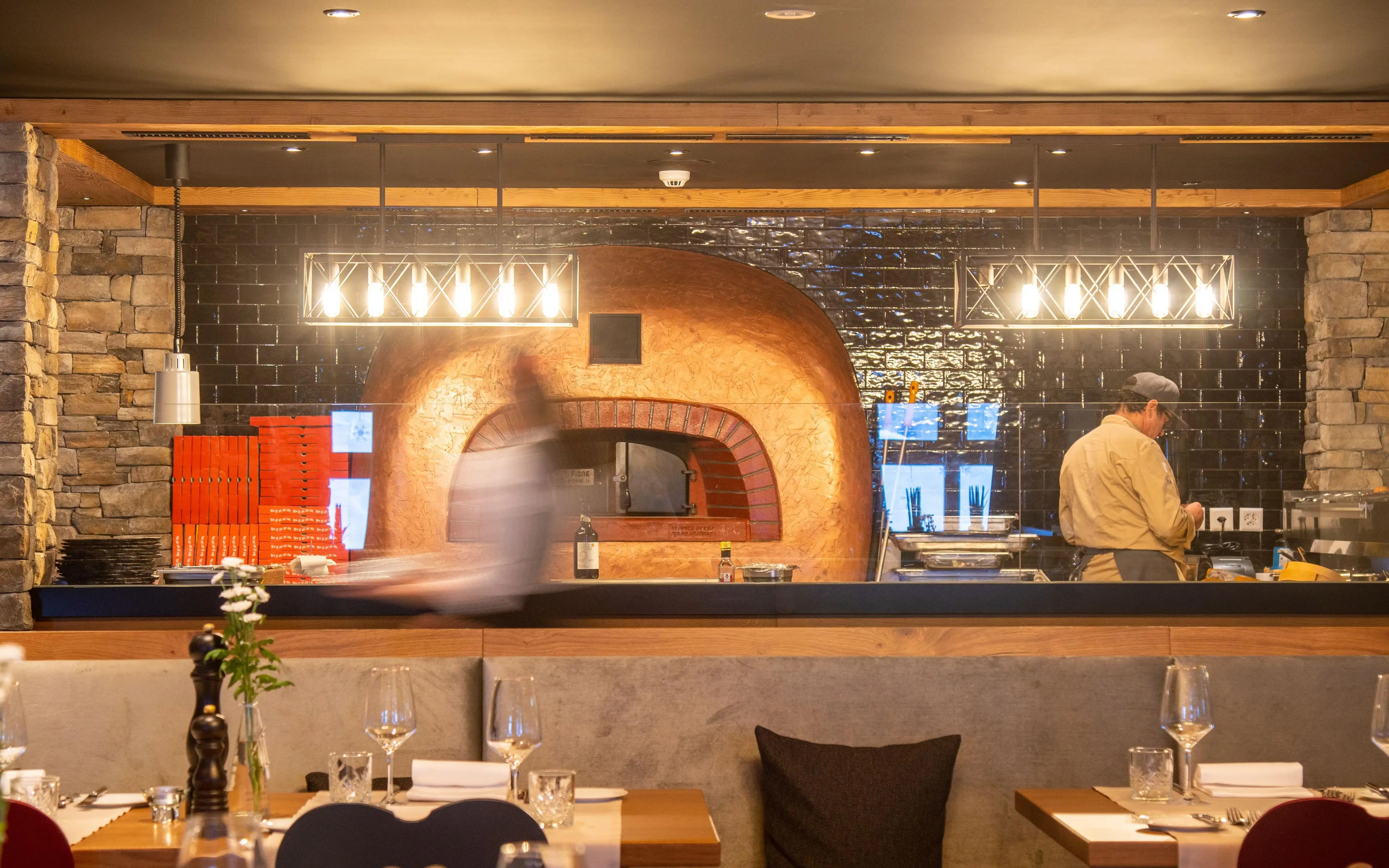 Restaurant Pizza Oven Del Ponte, Saas Fee