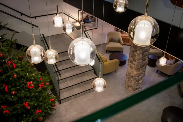 Lobby im Walliserhof Saas-Fee