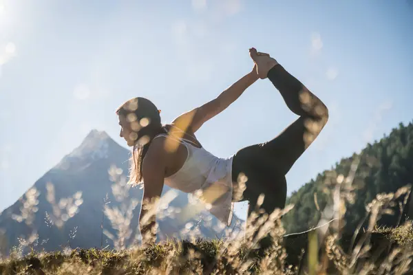 Yoga in the Mountains