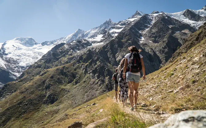 Hiking in paradise