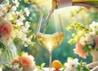 Frühling Weinglas
